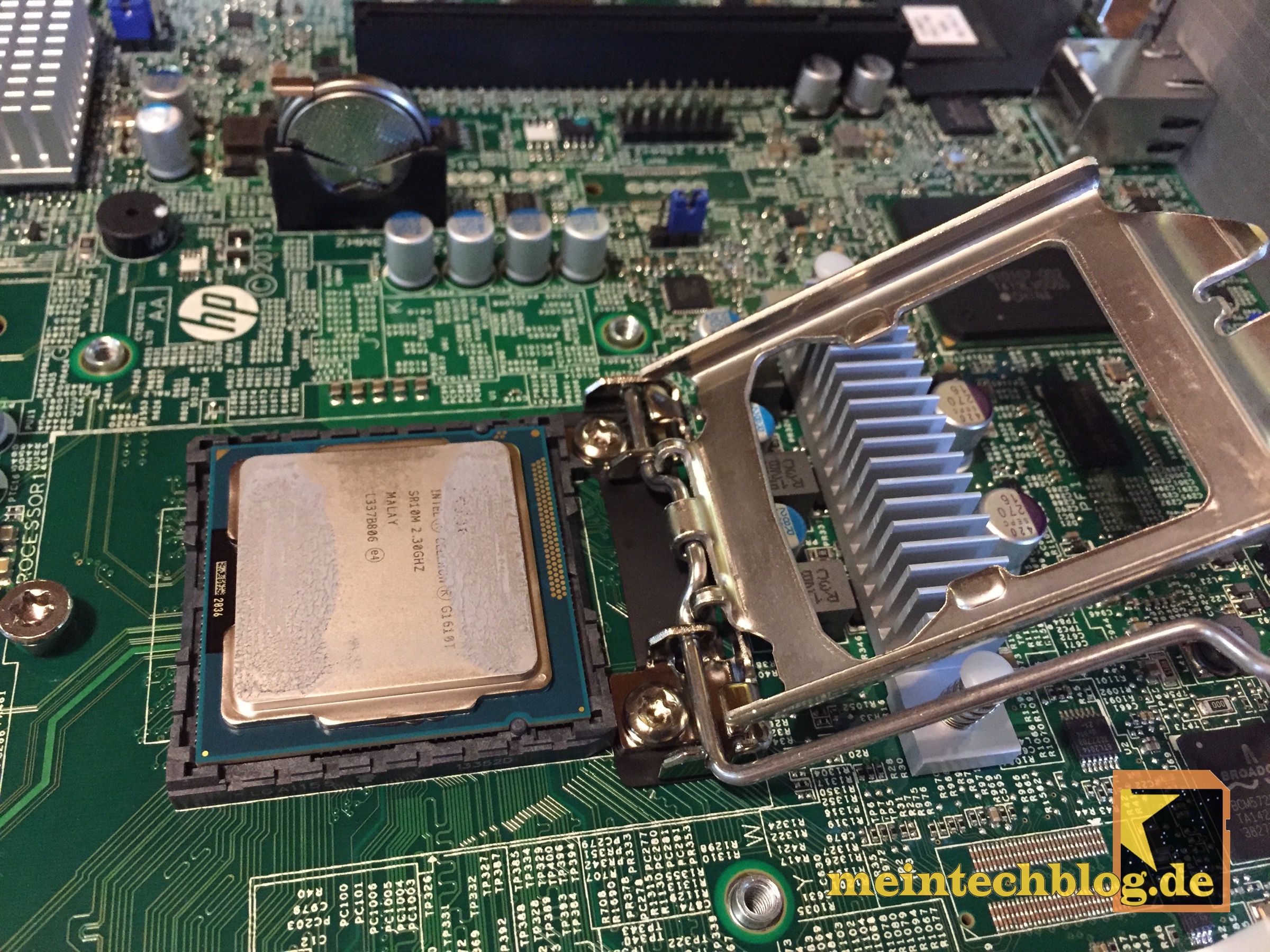 HP Proliant G8 Microserver CPU entfernen 2
