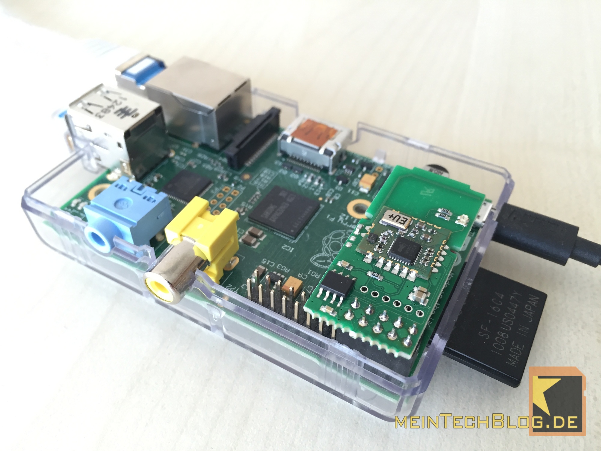 Razberry-Modul auf Raspberry Pi GPIO-Pins 1-10