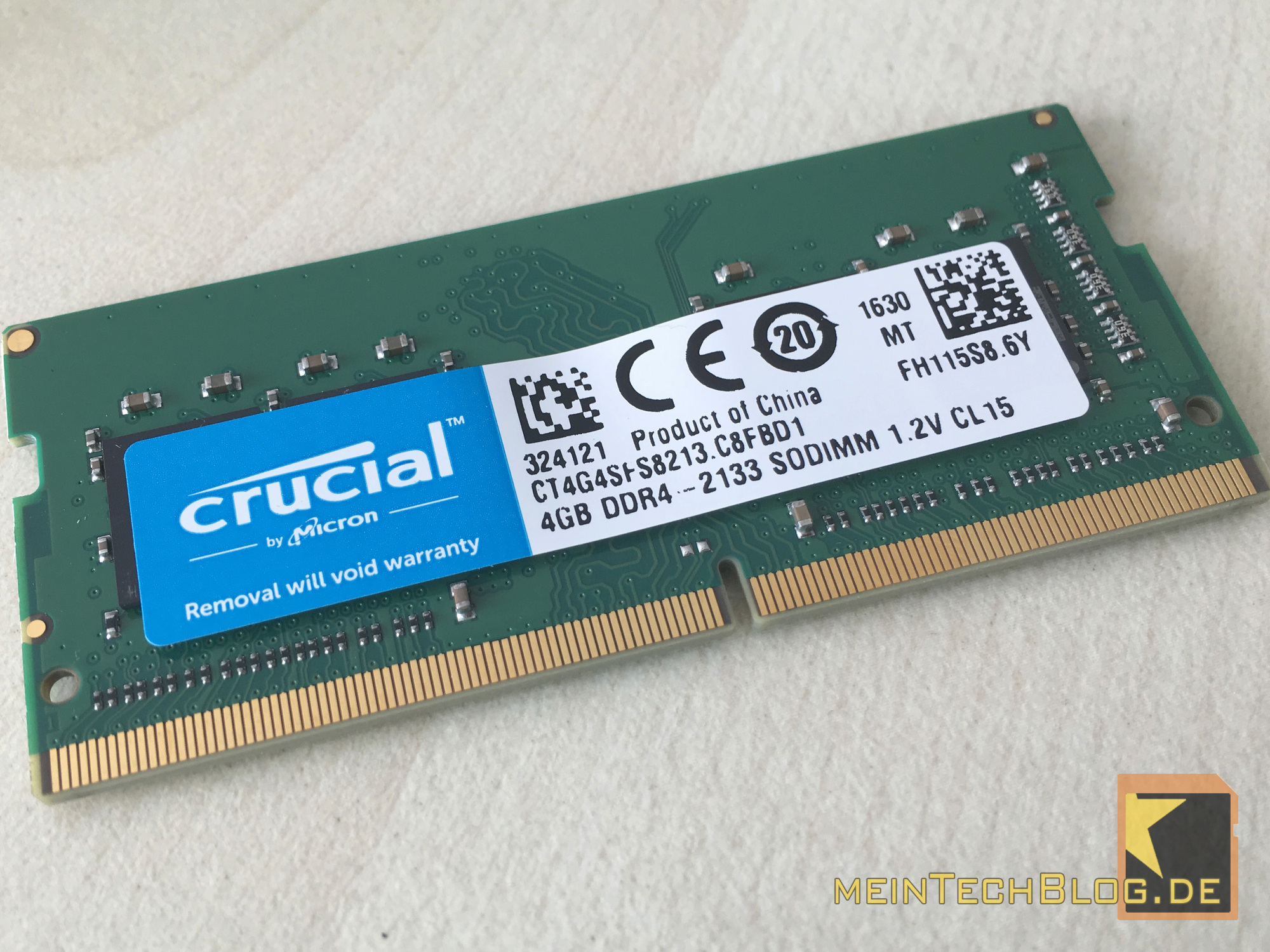 Crucial 4GB Single DDR4 Ram